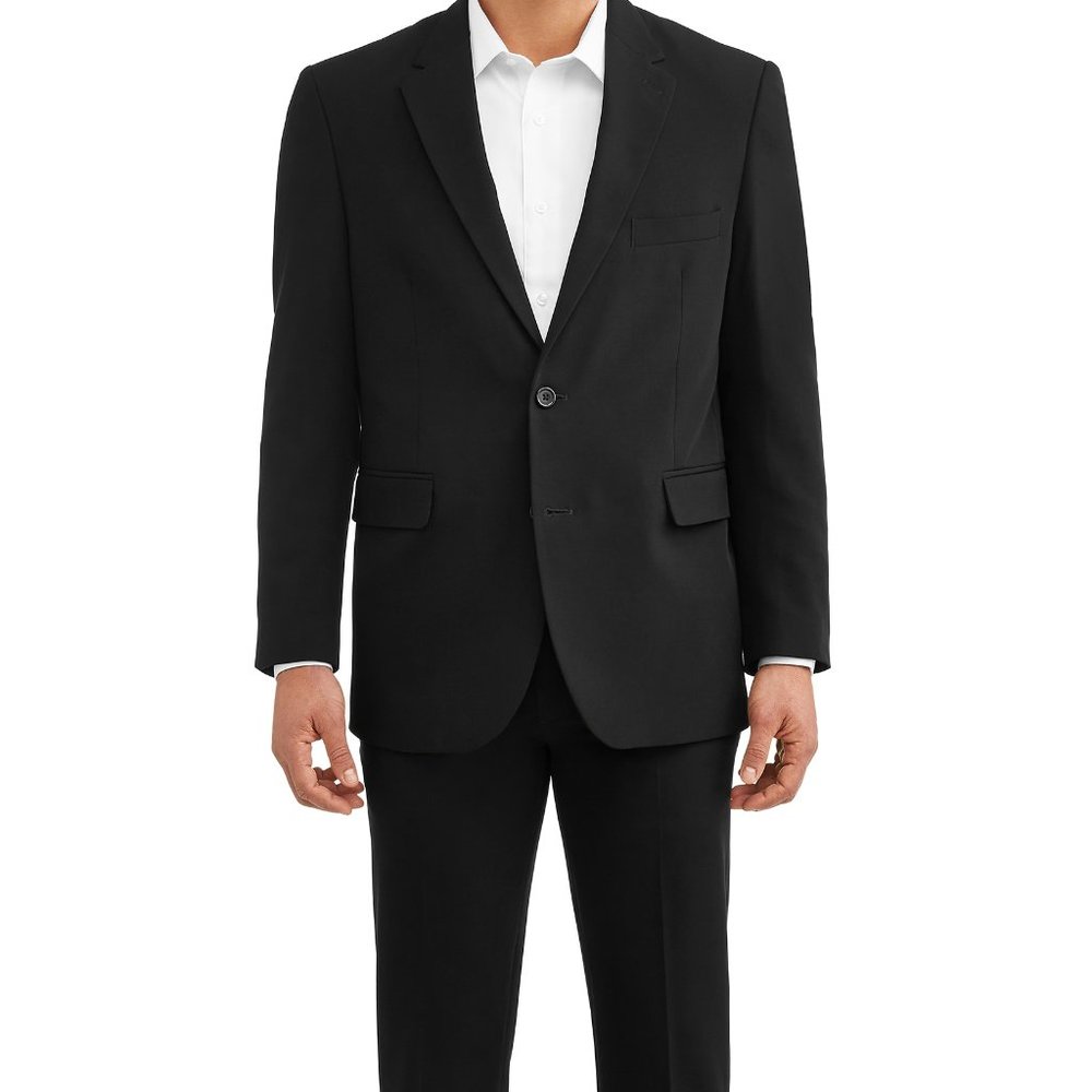 Men's Black Suit Jacket and Pants